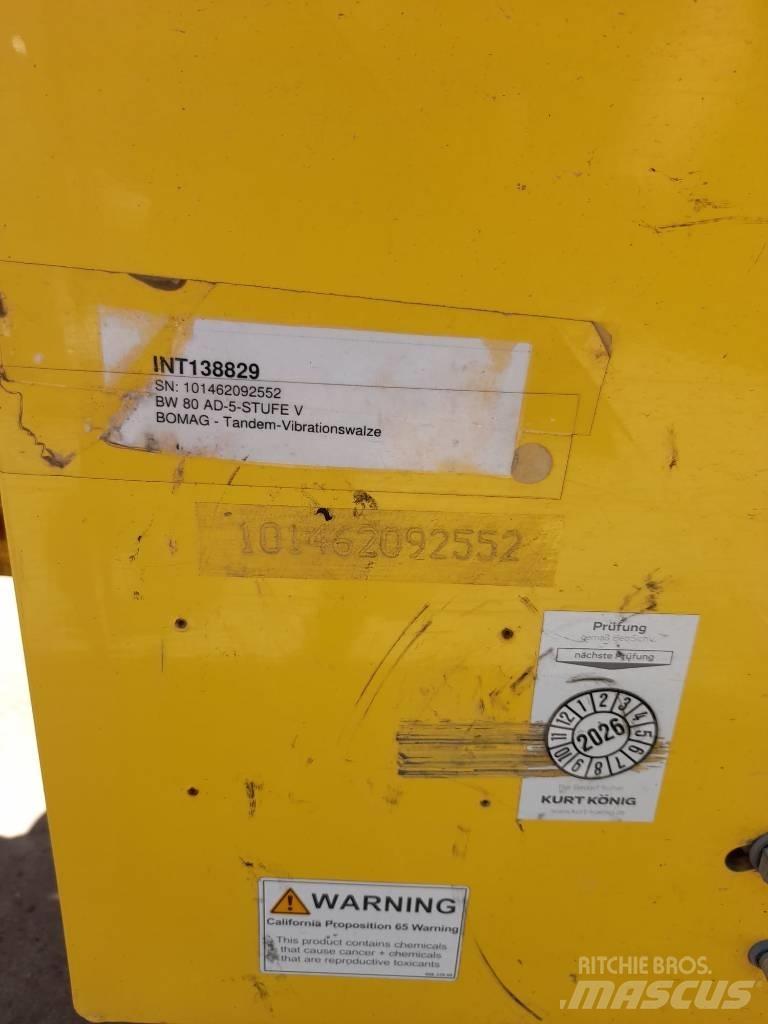 Bomag BW 80 AD-5 Ikerdobos hengerek