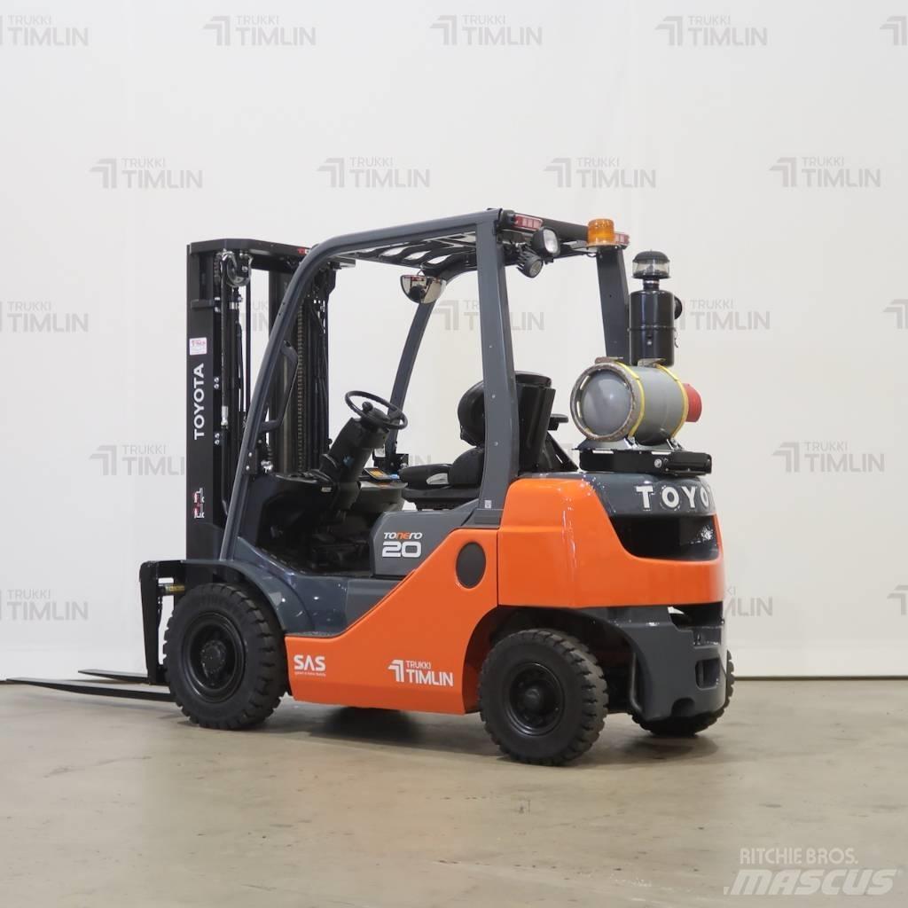 Toyota 02-8FGF20 Gázüzemű targoncák