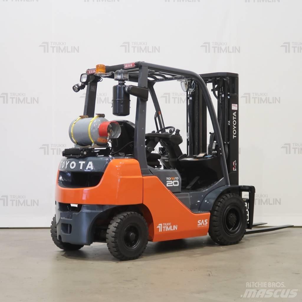 Toyota 02-8FGF20 Gázüzemű targoncák