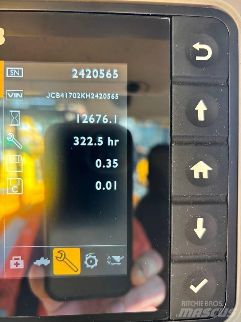 JCB 417 Gumikerekes homlokrakodók