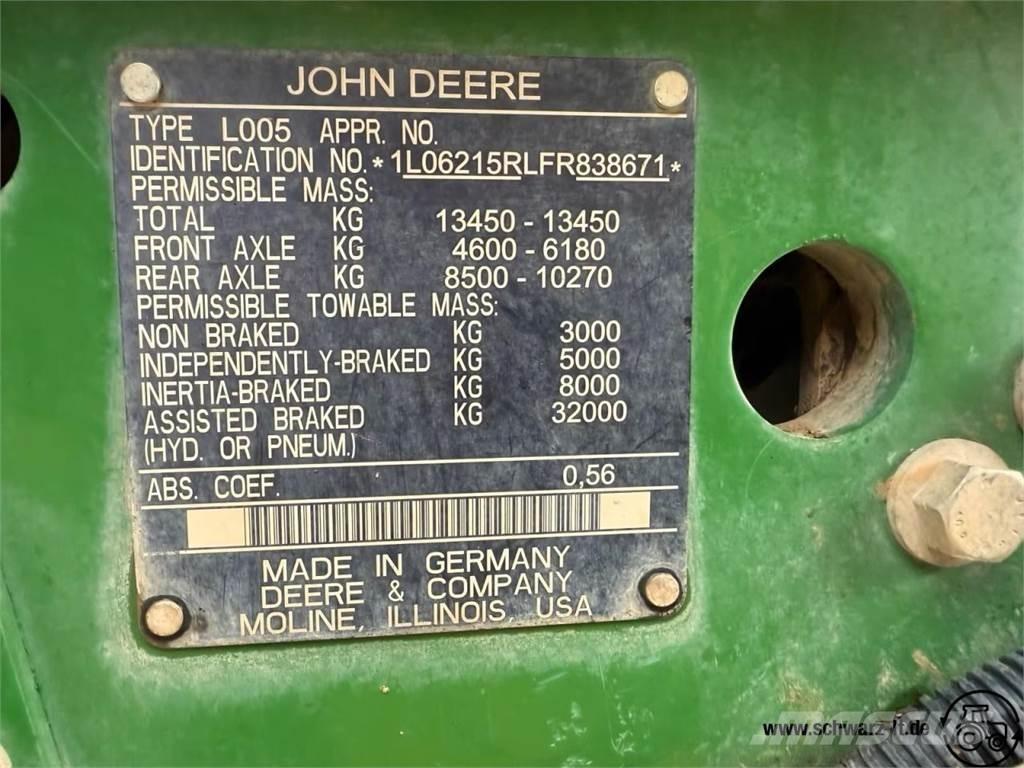 John Deere 6215R Traktorok