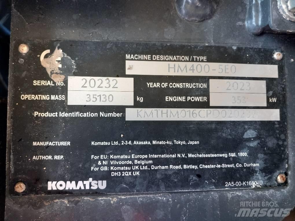 Komatsu HM400-5E0 Csuklósdömperek