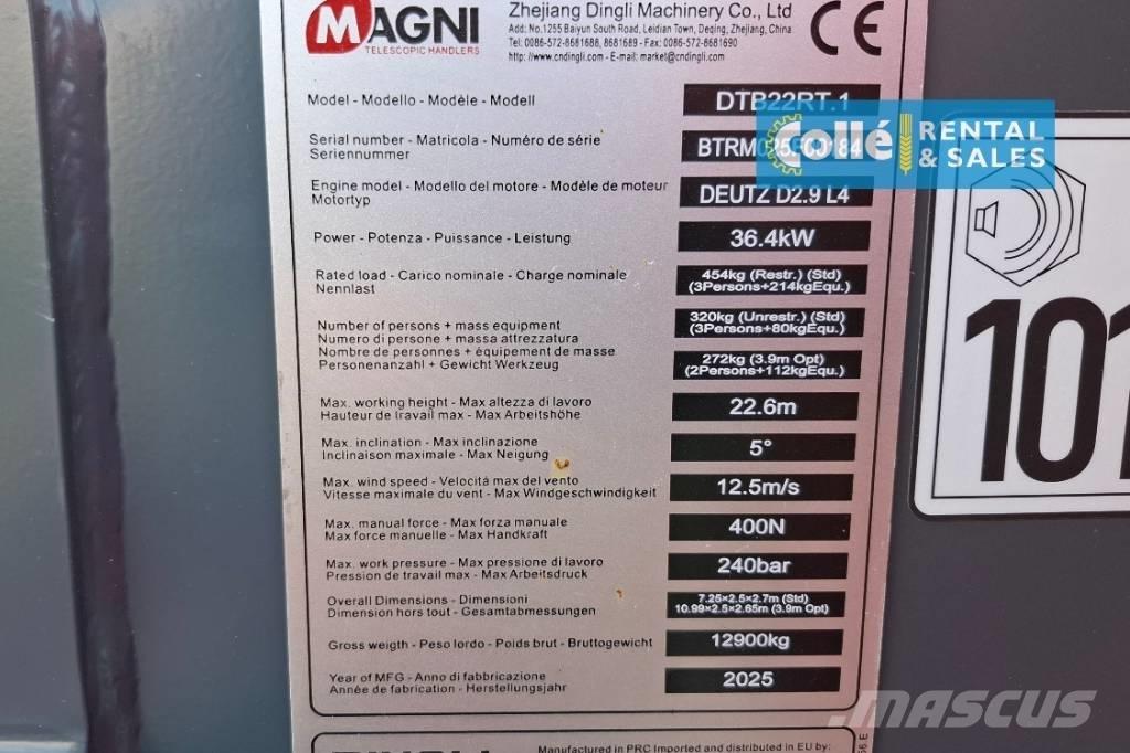 Magni DTB 22 RT | 2025 Teleszkópos emelők