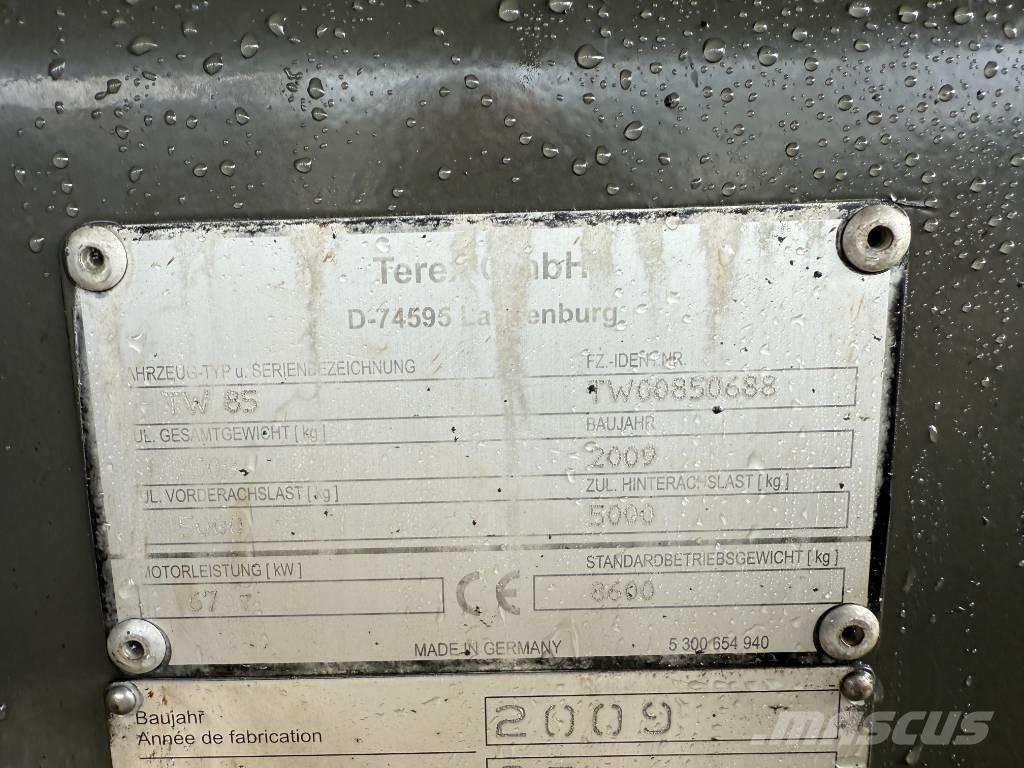 Terex TW 85 Gumikerekes kotrók