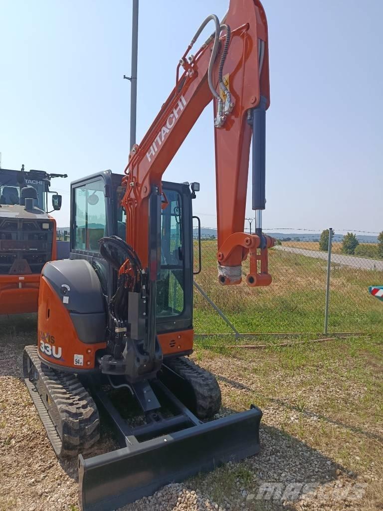 Hitachi ZX33U Lánctalpas kotrók
