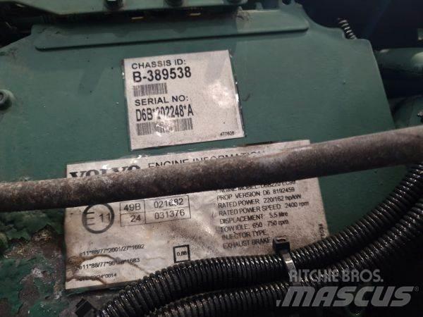 Volvo D6B220 EC09 Motorok