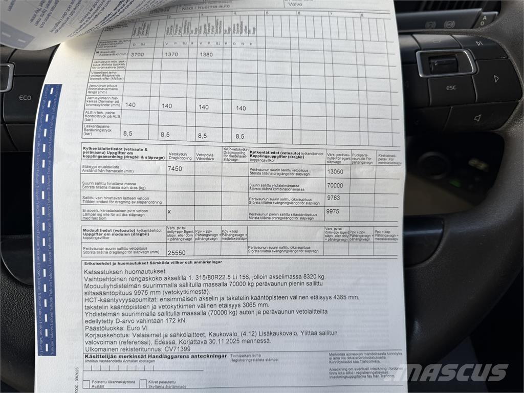 Volvo FMX 500 8X4 Horgos rakodó teherautók