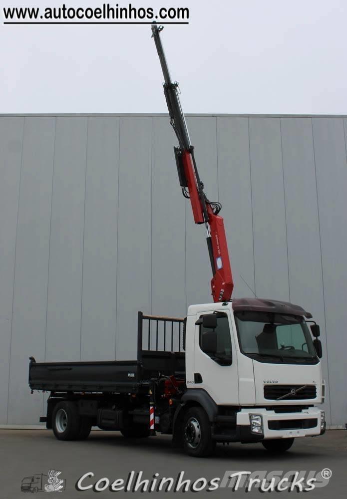Volvo FL 240 + HMF 635 Billenő teherautók