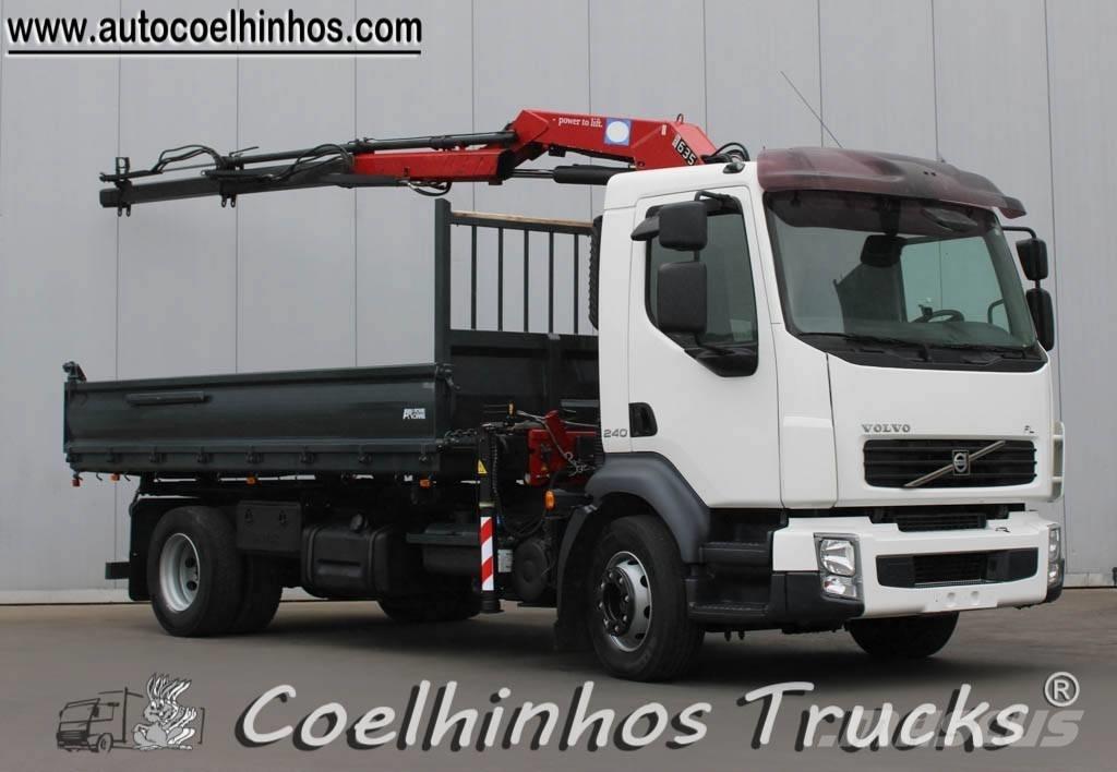 Volvo FL 240 + HMF 635 Billenő teherautók