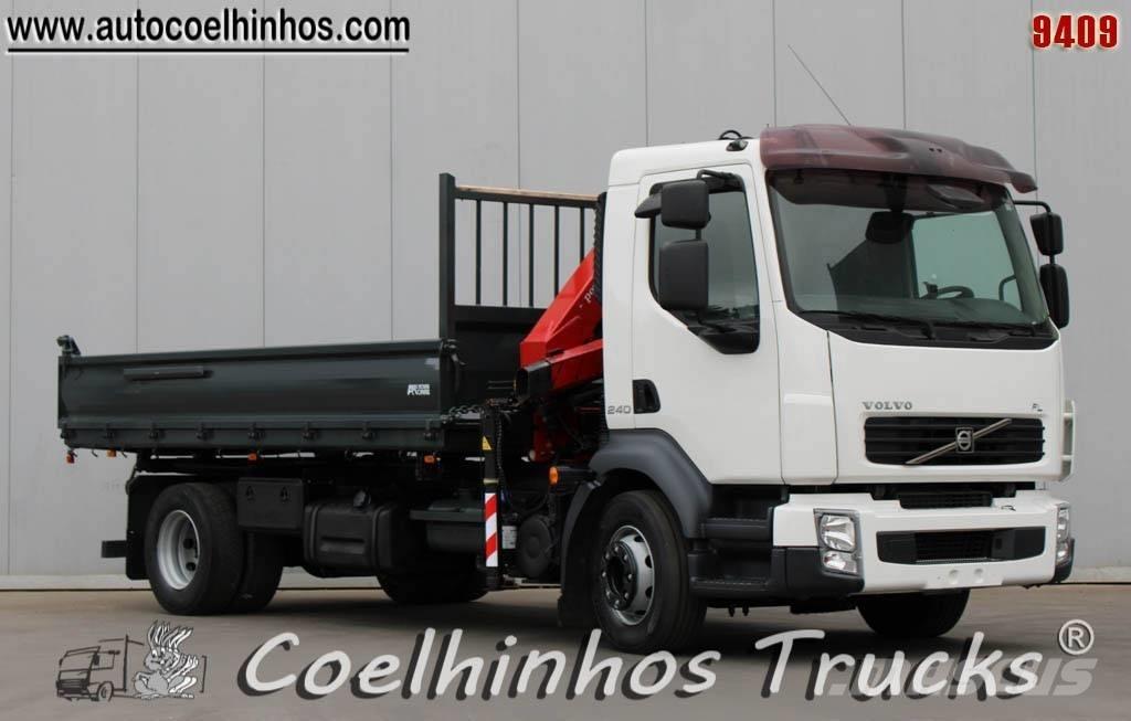 Volvo FL 240 + HMF 635 Billenő teherautók