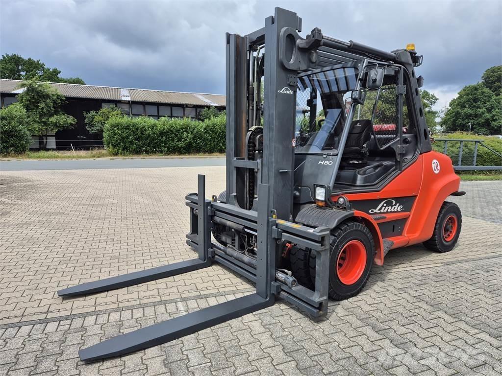 Linde H80T-900 Gázüzemű targoncák