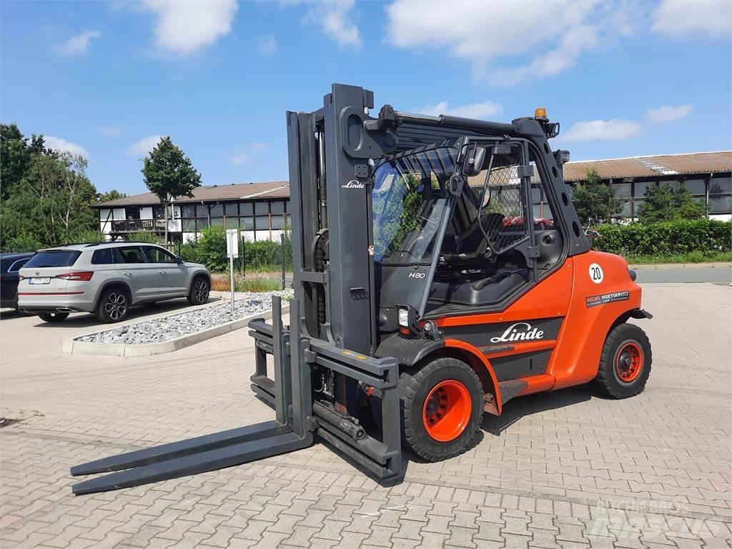 Linde H80T-900 Gázüzemű targoncák