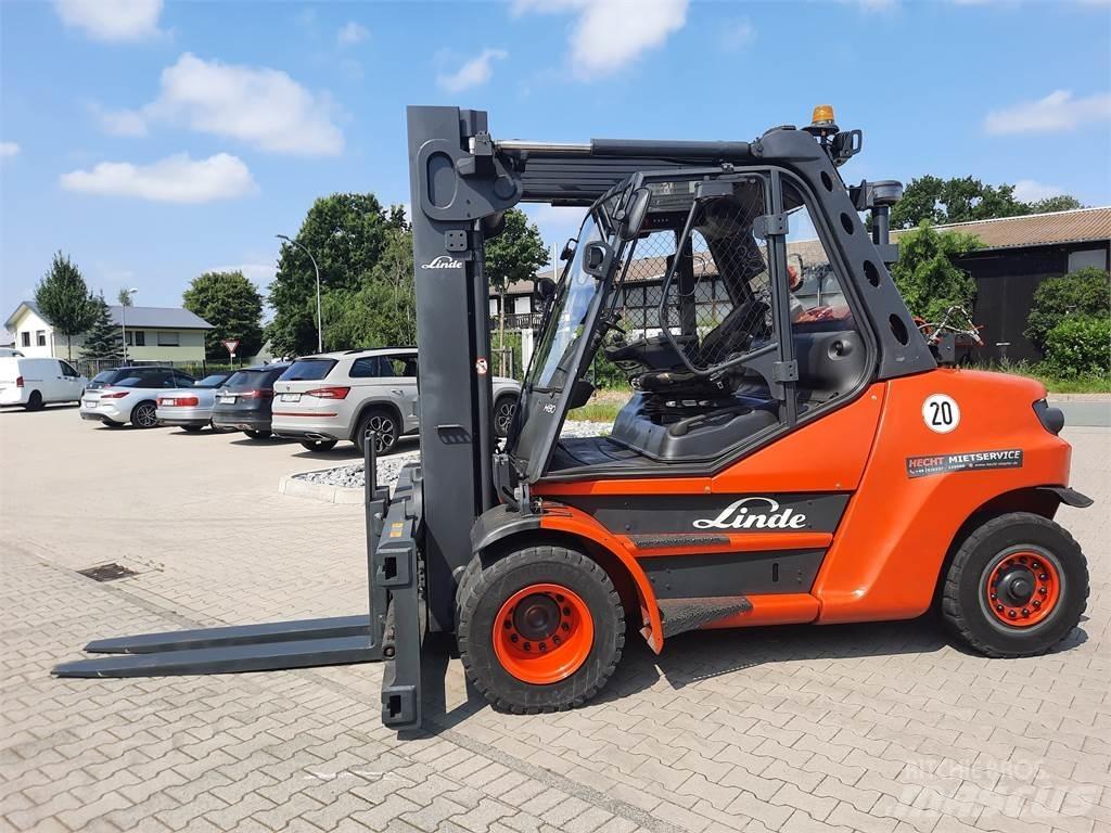 Linde H80T-900 Gázüzemű targoncák