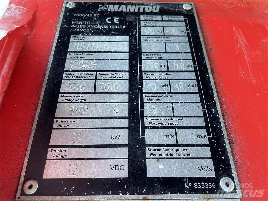 Manitou 160ATJ+ RC Karos emelők