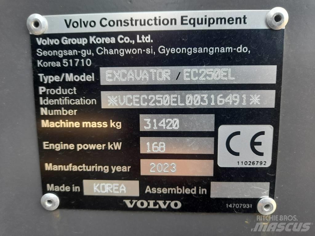Volvo EC 250 EL Lánctalpas kotrók