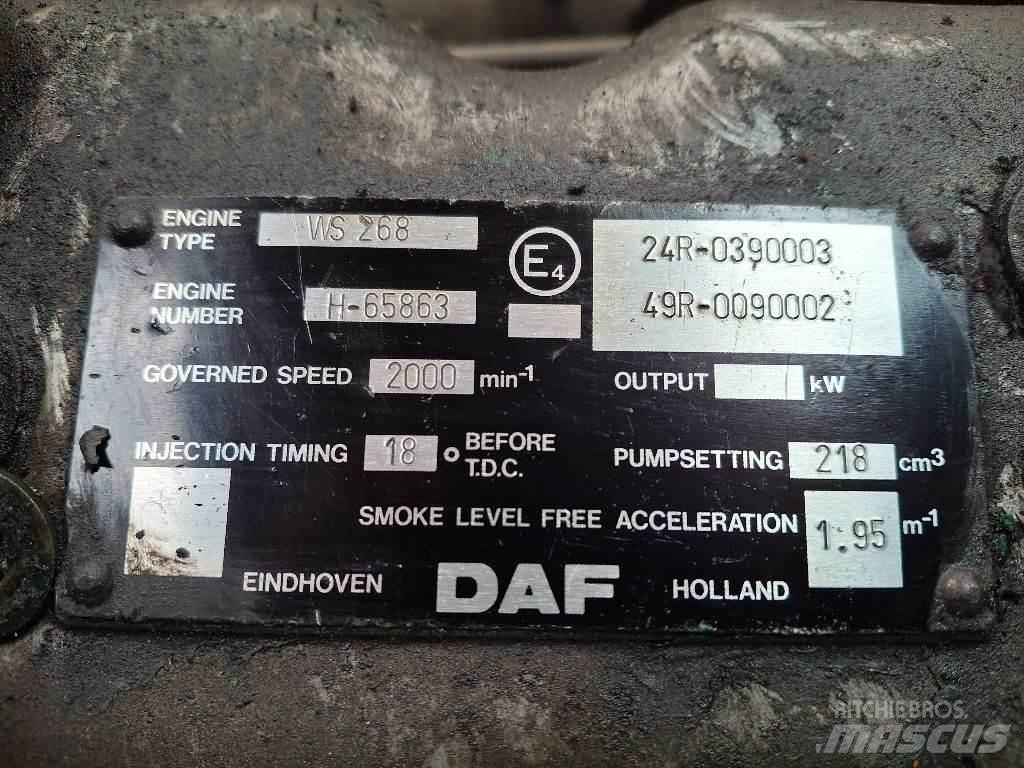 DAF WS268 Motorok