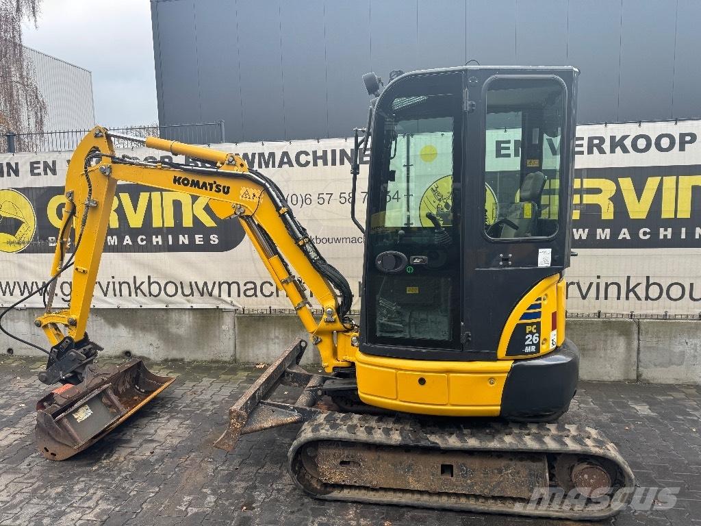 Komatsu PC 26 MR-3 Mini kotrók < 7t