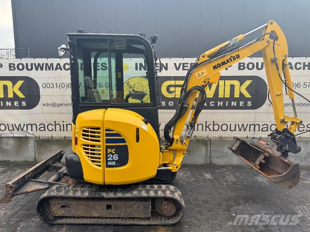 Komatsu PC 26 MR-3 Mini kotrók < 7t