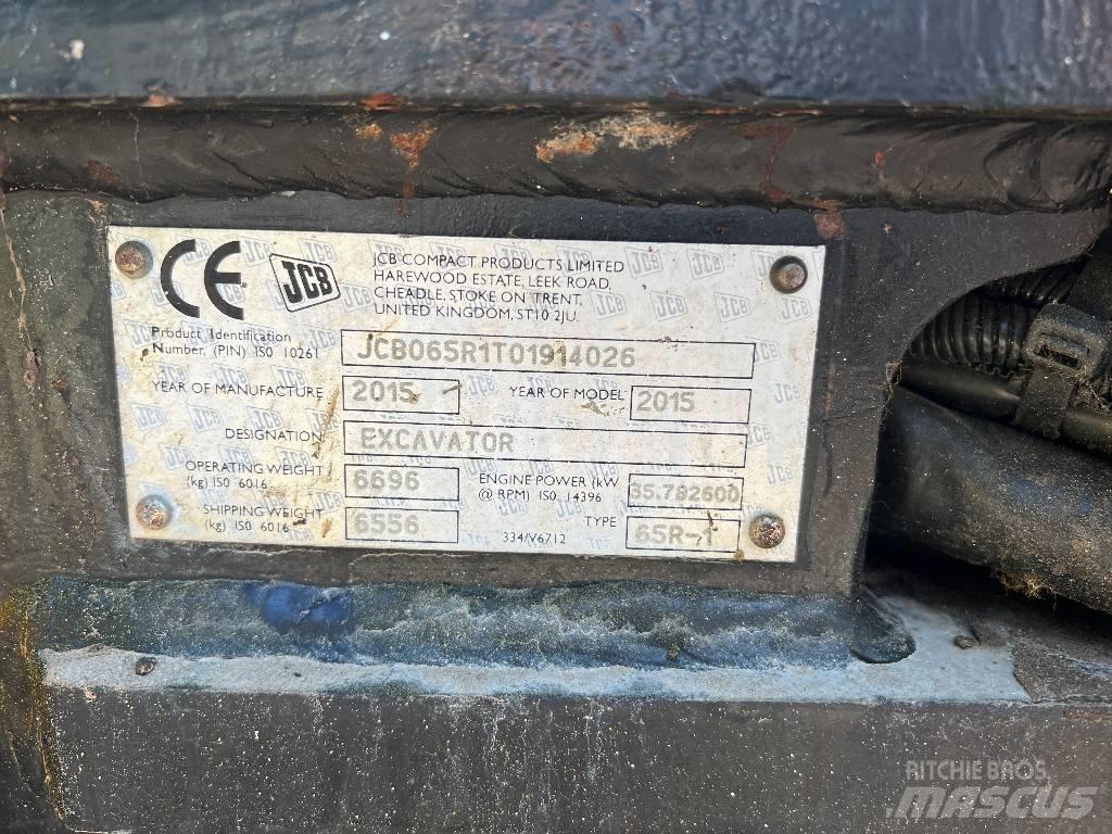 JCB 65 R-1 Mini kotrók < 7t