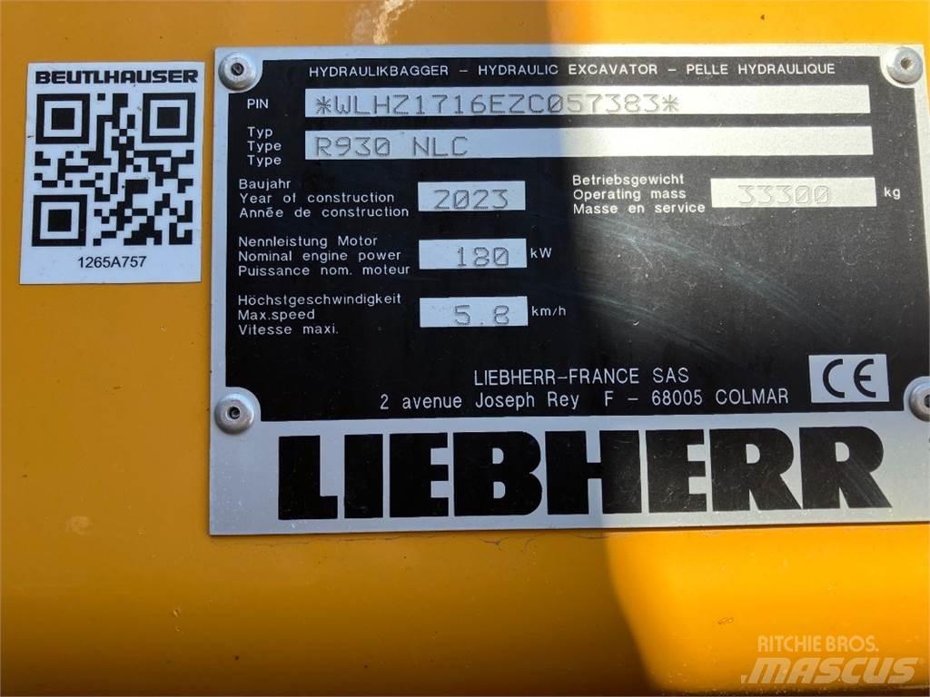 Liebherr R930 Lánctalpas kotrók