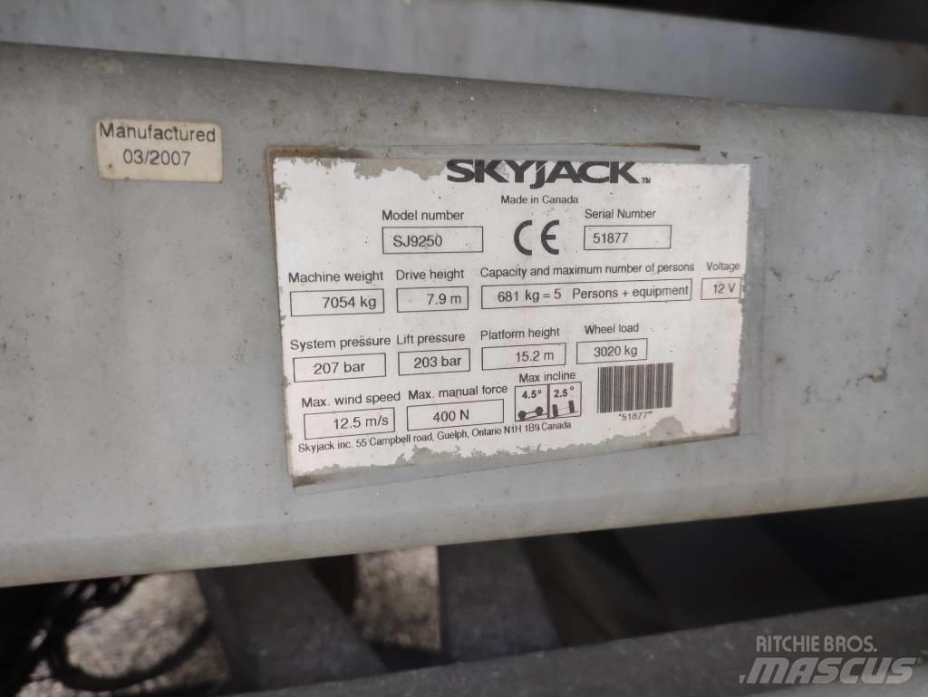 SkyJack SJ 9250 Ollós emelők