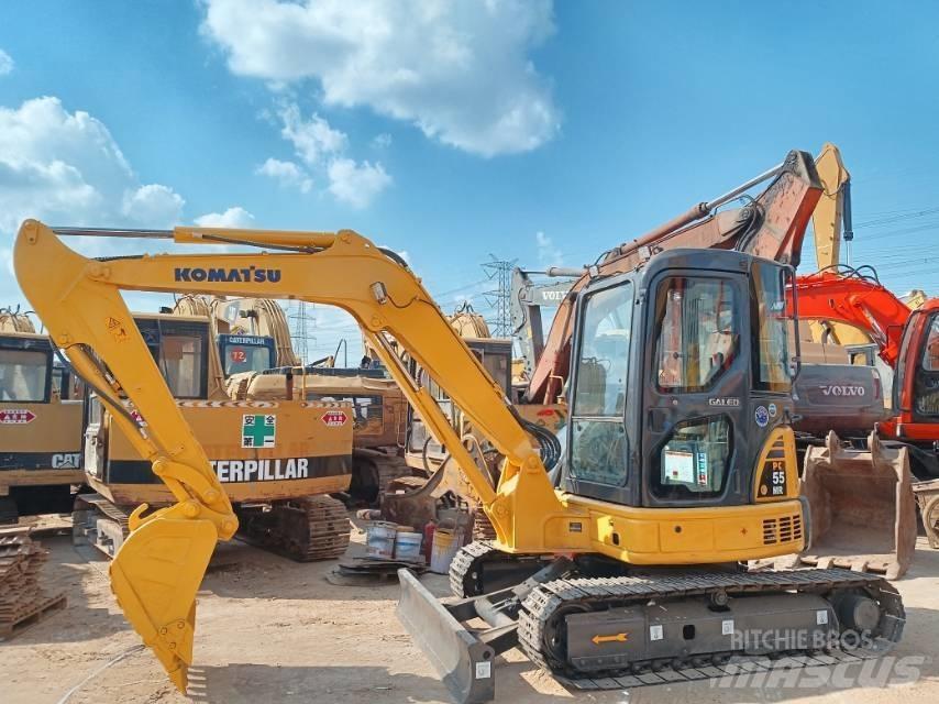 Komatsu PC 55 Mini kotrók < 7t