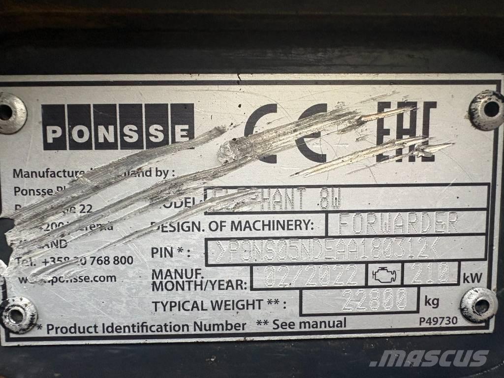 Ponsse Elephant Kihordók