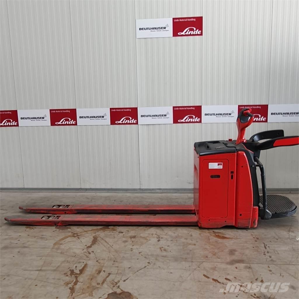 Linde T25AP lang Gyalogkíséretű targonca