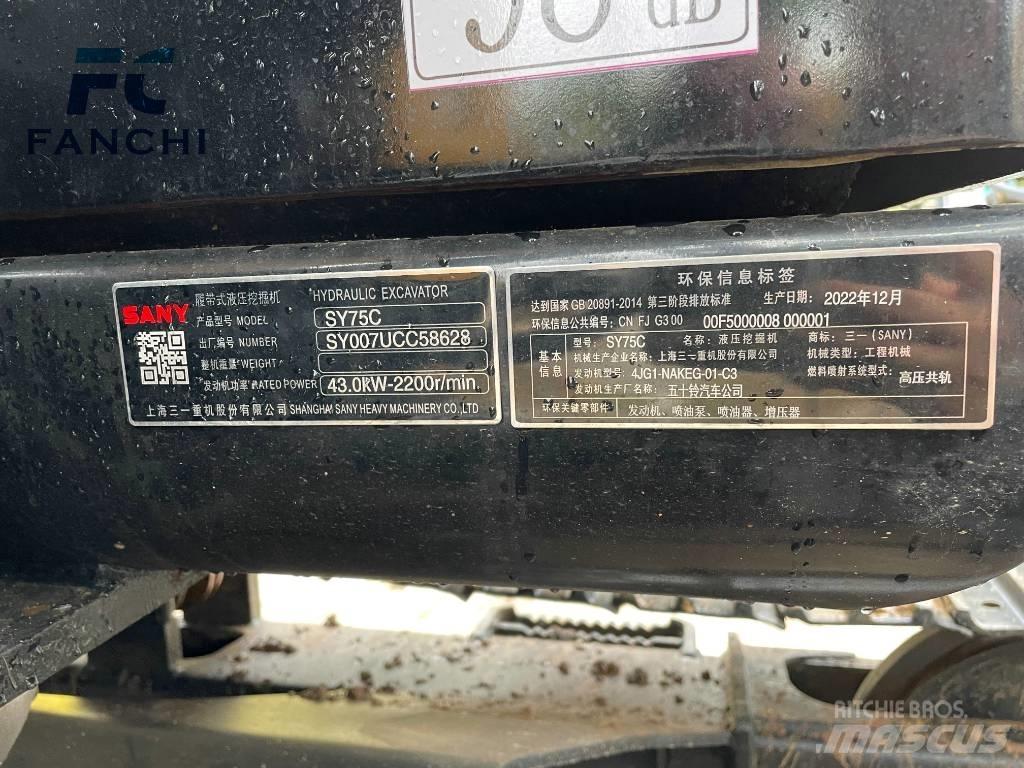 Sany SY 75 C pro Közepes (midi) kotrók 7 t - 12 t