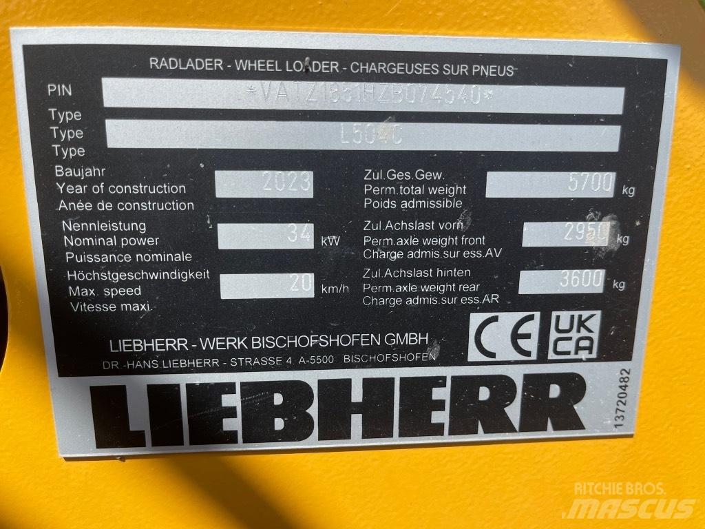 Liebherr L 504 Mini homlokrakodók