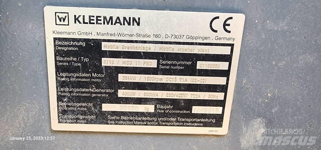 Kleemann MCO 11 PRO Törőgépek