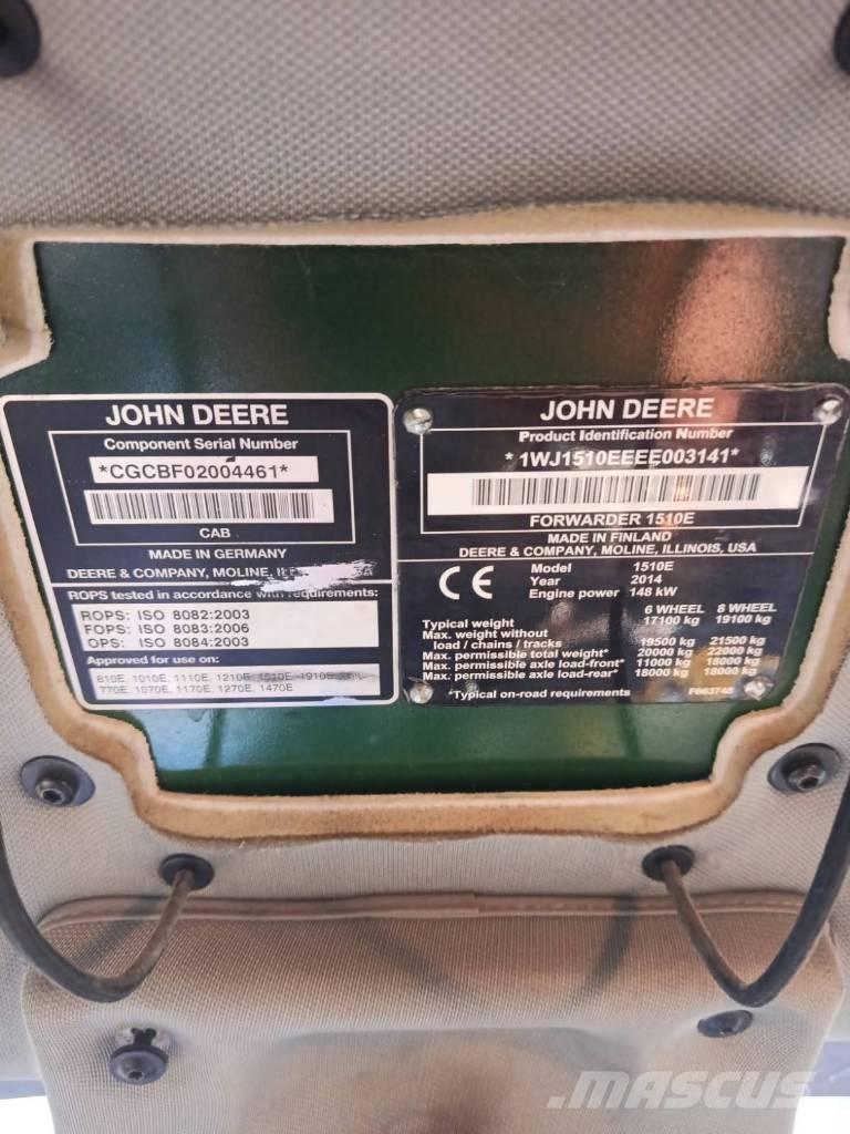 John Deere 1510 IT4 Kihordók