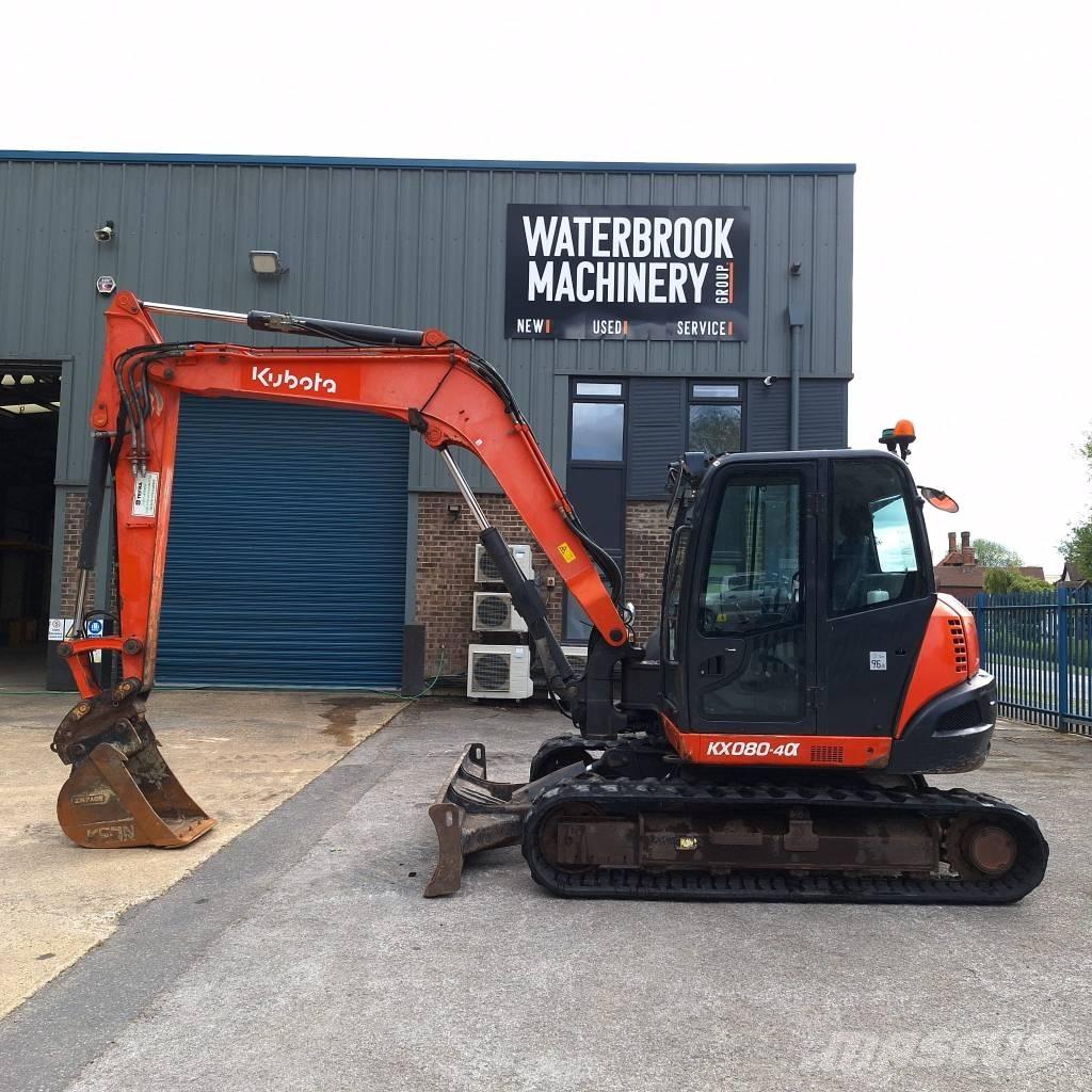 Kubota KX 080-4 Közepes (midi) kotrók 7 t - 12 t