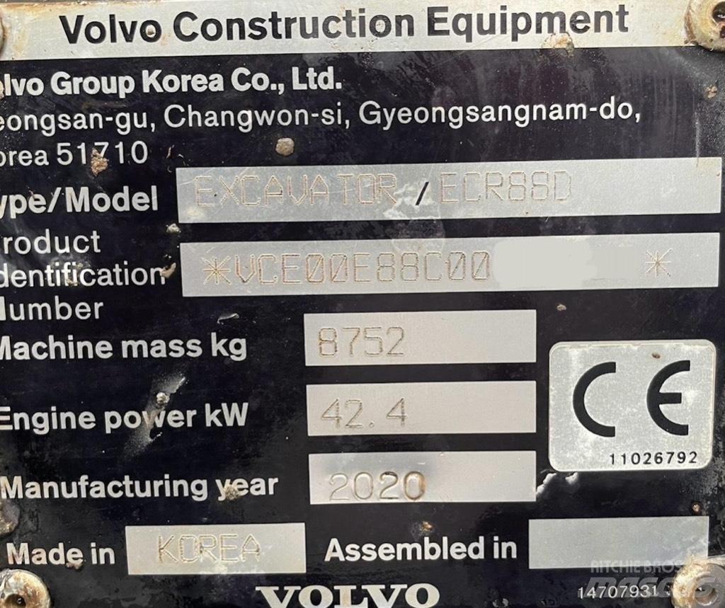 Volvo ECR 88 D Pro Közepes (midi) kotrók 7 t - 12 t