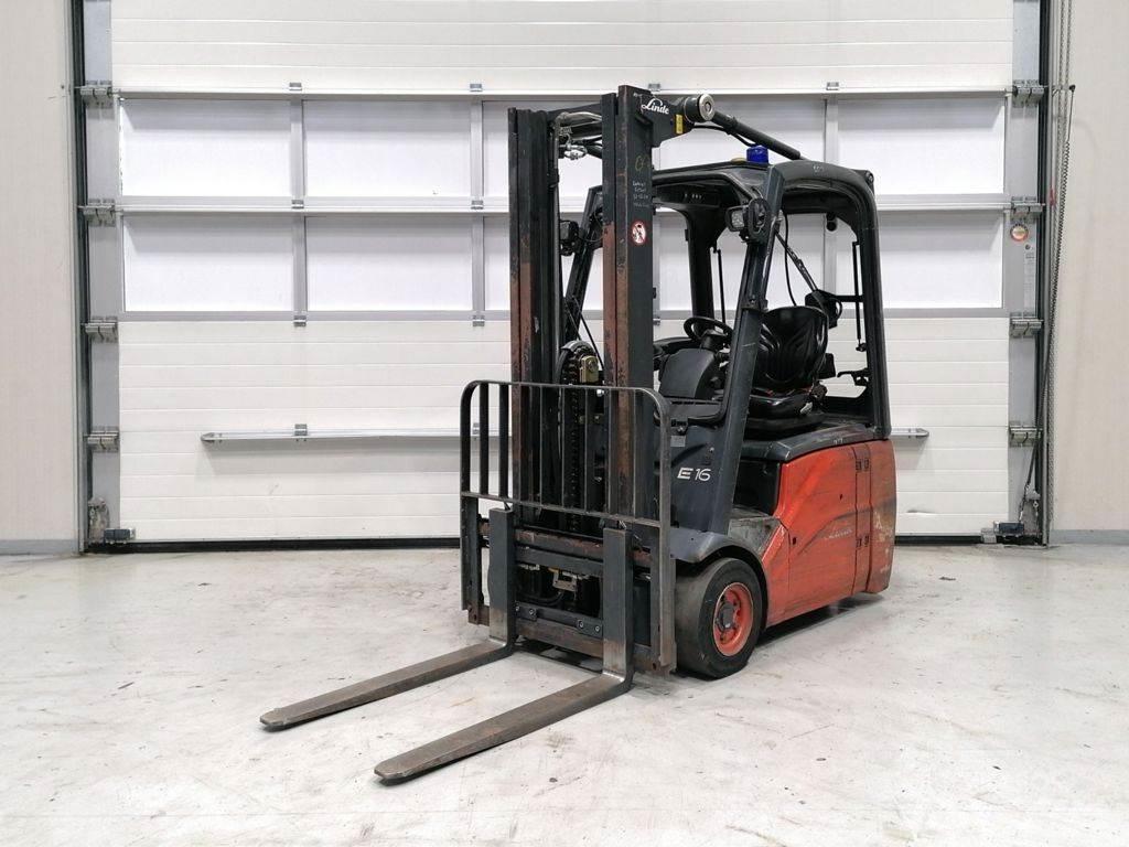 Linde E16C-01 Elektromos targoncák