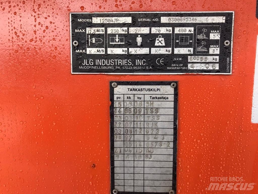 JLG 1250 AJP Karos emelők