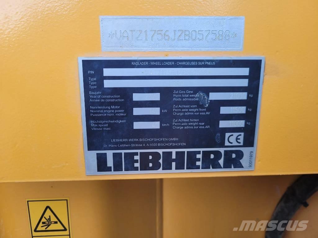 Liebherr L 550 Gumikerekes homlokrakodók
