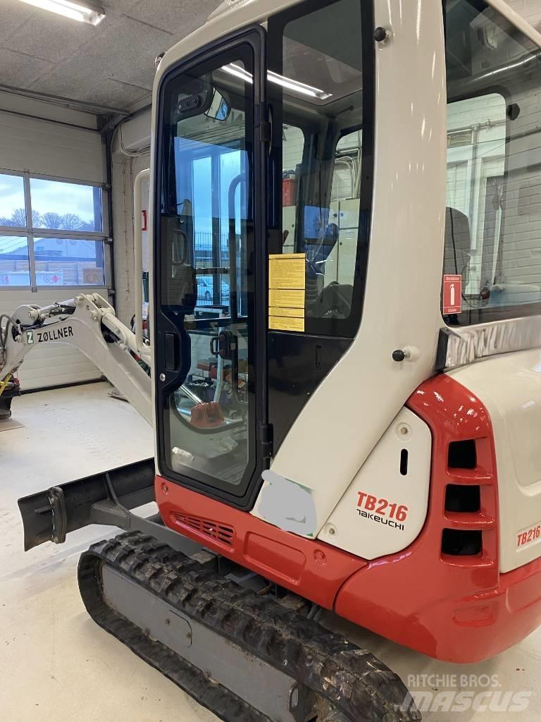 Takeuchi TB 216 Mini kotrók < 7t