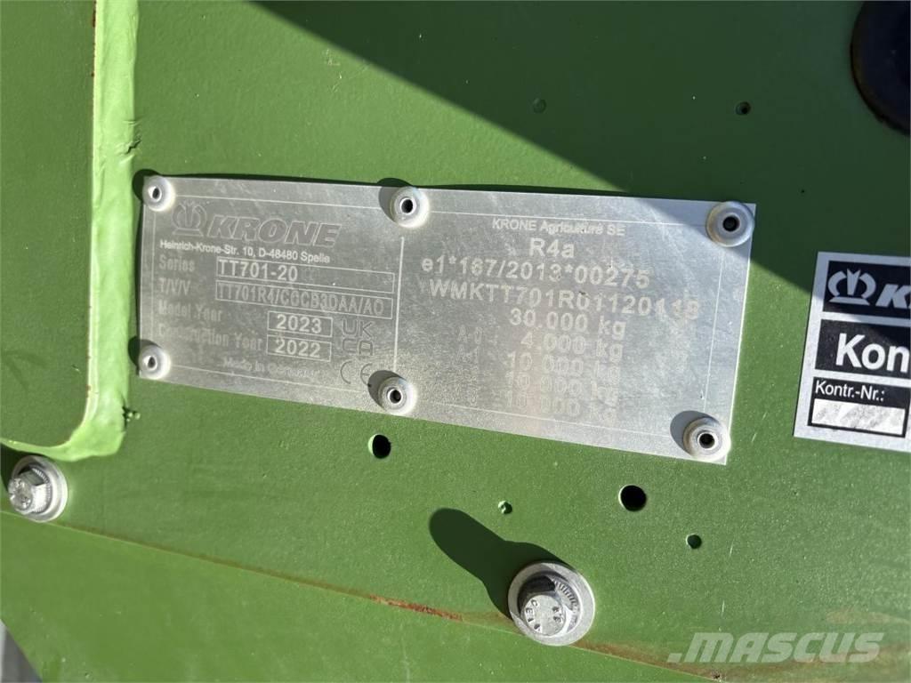Krone TX 560 Önrakodó pótkocsik