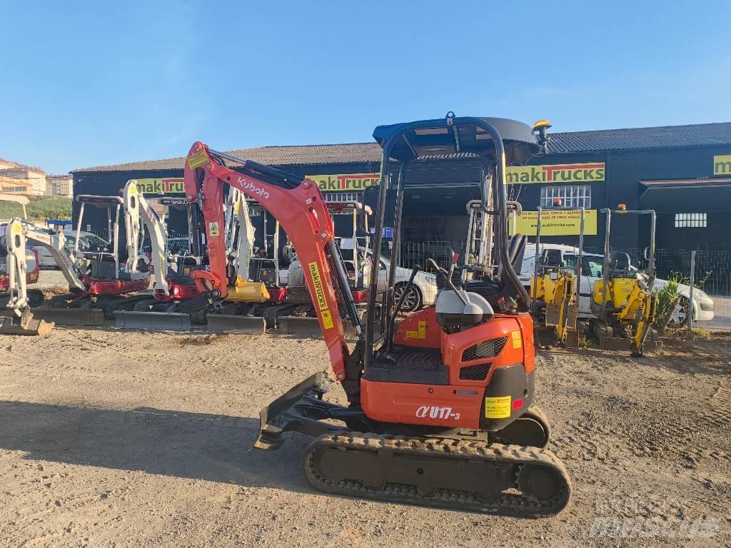 Kubota U 17-3 Mini kotrók < 7t