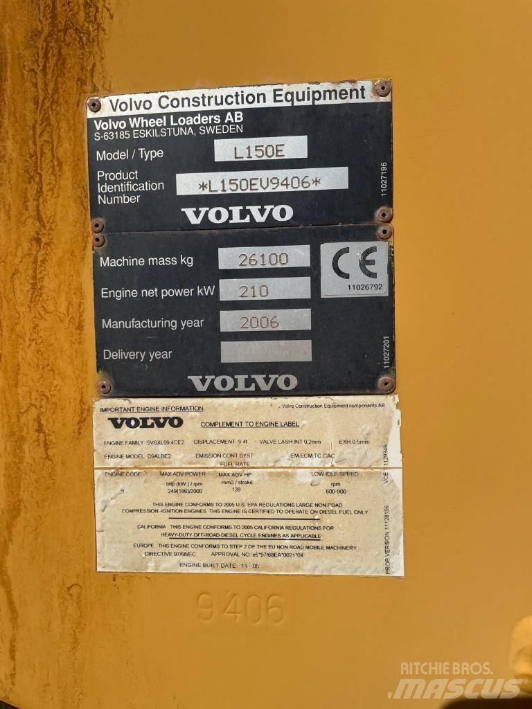 Volvo L150E Mini homlokrakodók