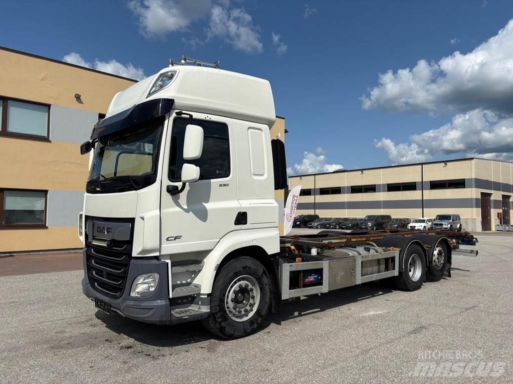DAF CF 530 6x2 + BDF Konténer keretes / Konténeres teherautók