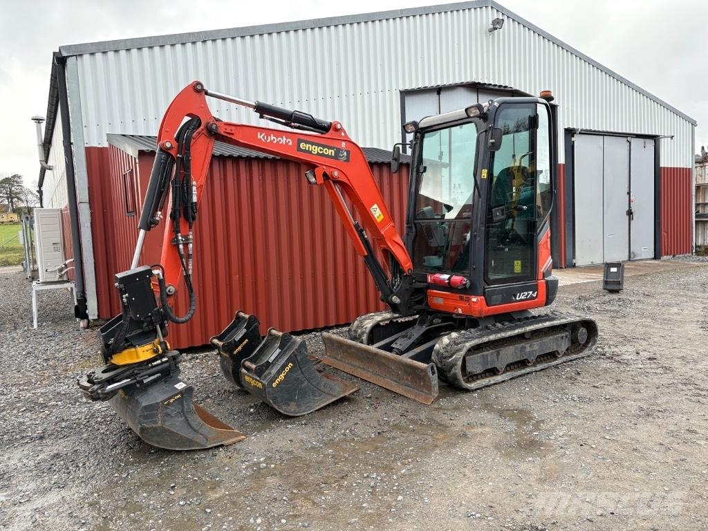 Kubota U27-4 Mini kotrók < 7t