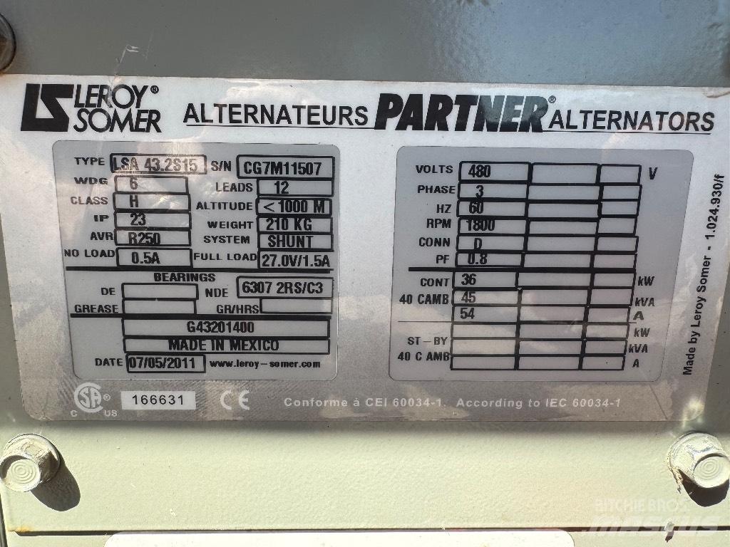 Atlas Copco QAS 45 Dízel áramfejlesztők