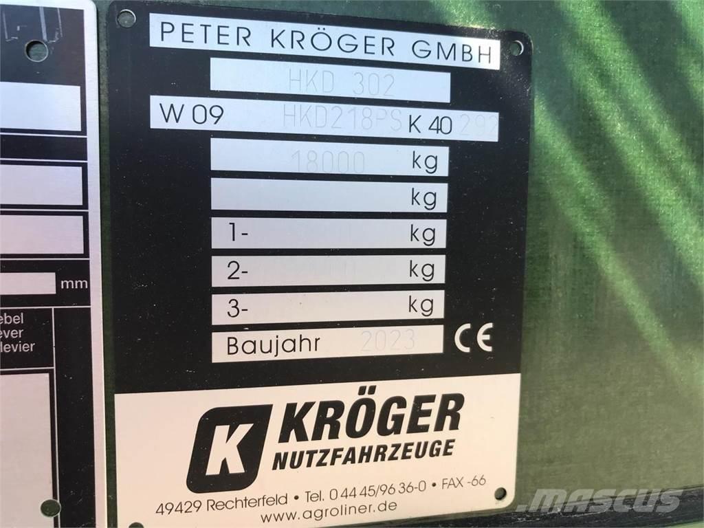 Kröger HKD 302 Billenő pótkocsik