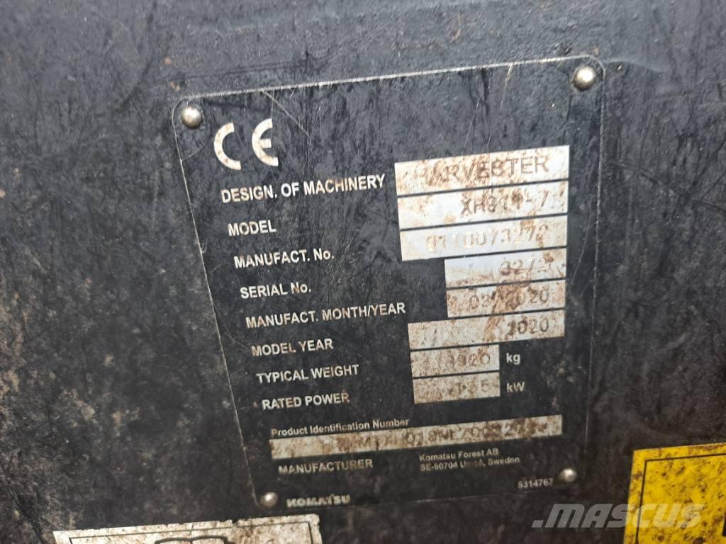 Komatsu 911 Betakarítók