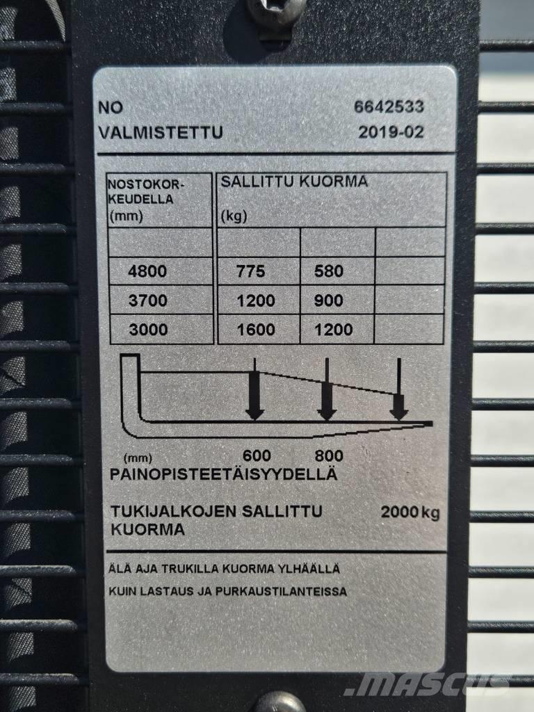 Toyota SPE 160 L Gyalogkíséretű targonca