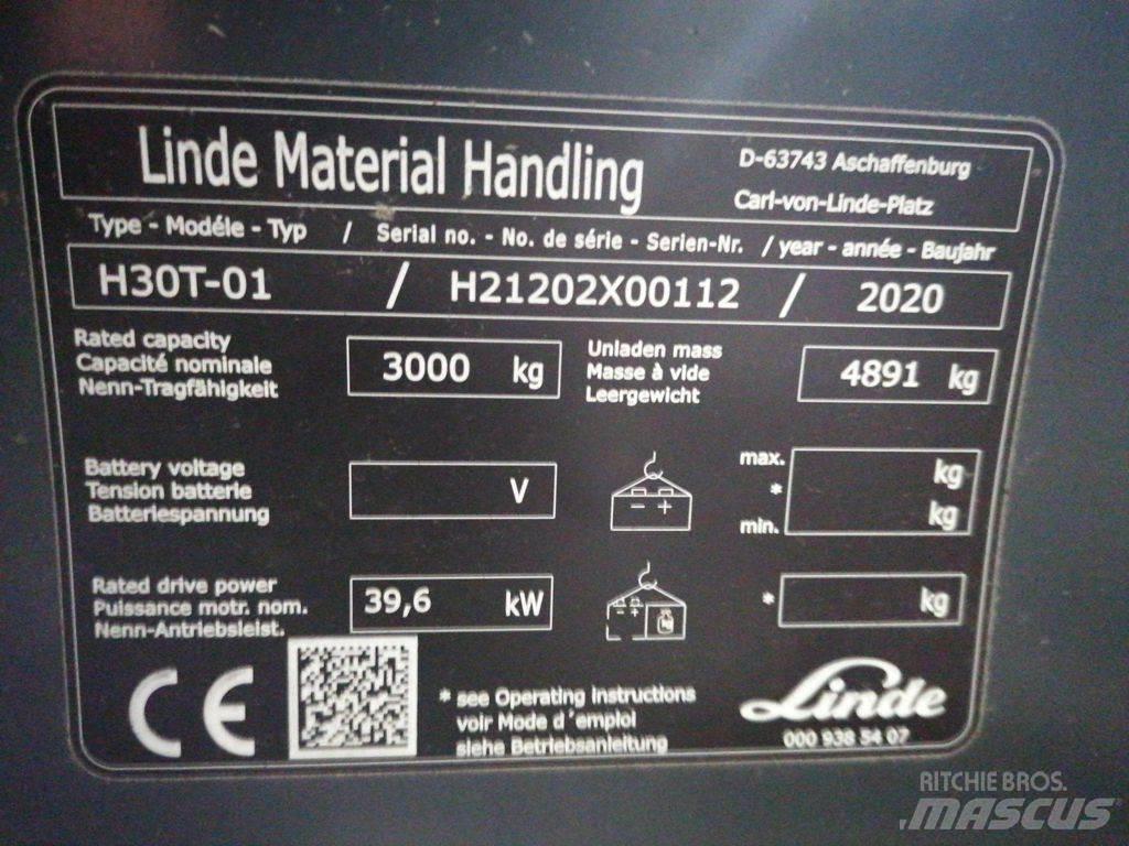 Linde H30T-01 Gázüzemű targoncák