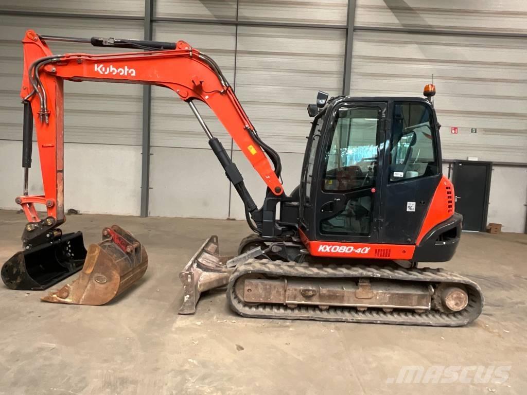 Kubota KX 080-4 A Közepes (midi) kotrók 7 t - 12 t