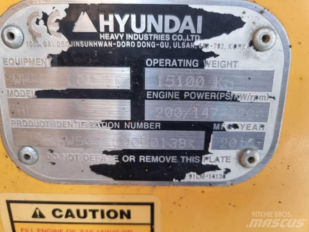 Hyundai HL 955 A Gumikerekes homlokrakodók
